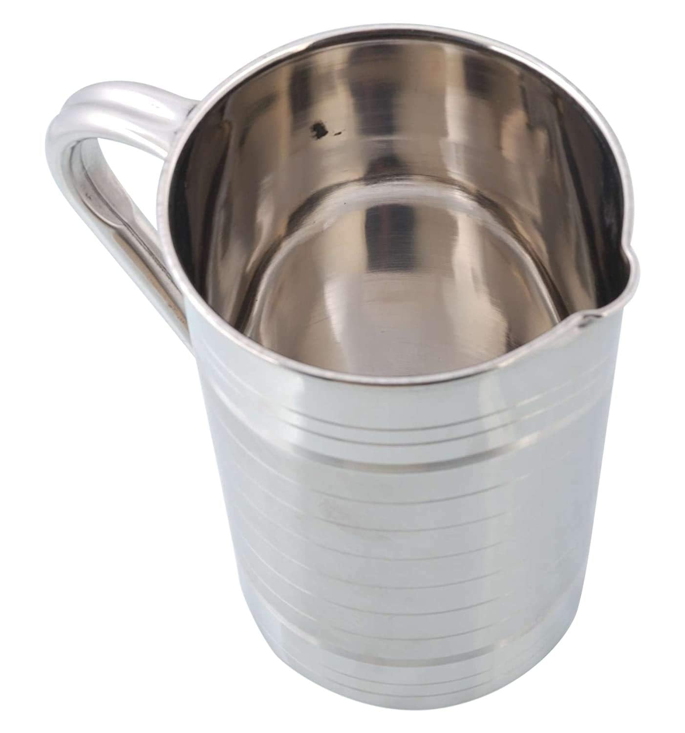 UTENSILROOT New Stainless Steel Water Jug with Silver Touch Design for Daily USE 2 Litre